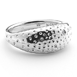 Obrázek č. 1 k produktu: Stříbrný prsten Hot Diamonds Hammered