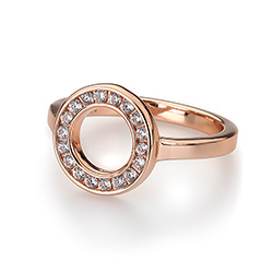 Obrázek č. 9 k produktu: Stříbrný prsten Hot Diamonds Emozioni Saturno Rose Gold