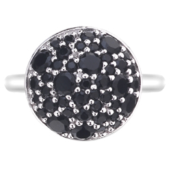 Obrázek č. 1 k produktu: Stříbrný prsten Hot Diamonds Emozioni Bouquet Black