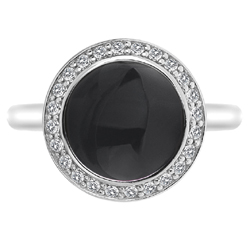 Obrázek č. 1 k produktu: Stříbrný prsten Hot Diamonds Emozioni Laghetto Black