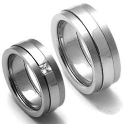 Obrázek č. 1 k produktu: Pánský titanový snubní prsten TTN2201
