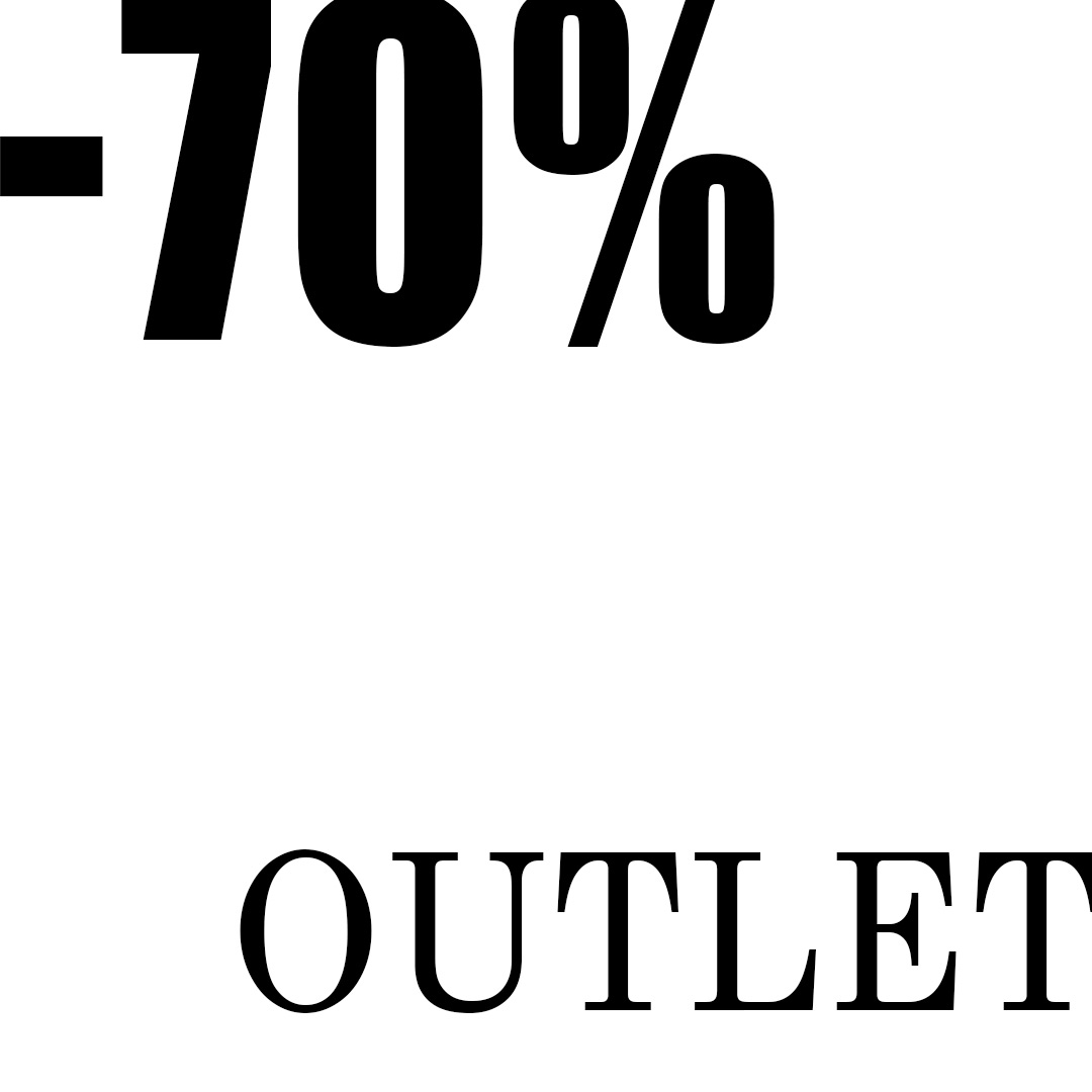 Outlet slevy až 70%